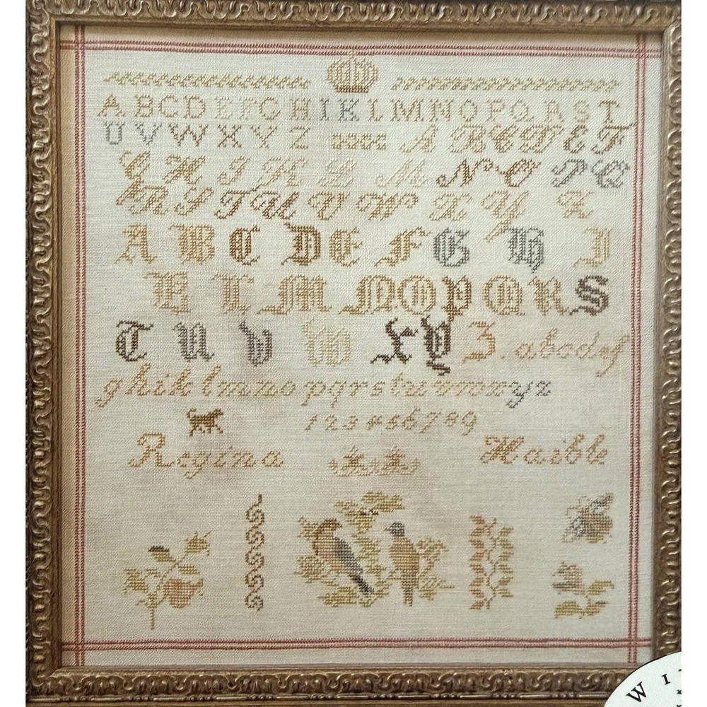 With Thy Needle & Thread REGINA HAIBLE Cross Stitch Pattern By Brenda Gervais